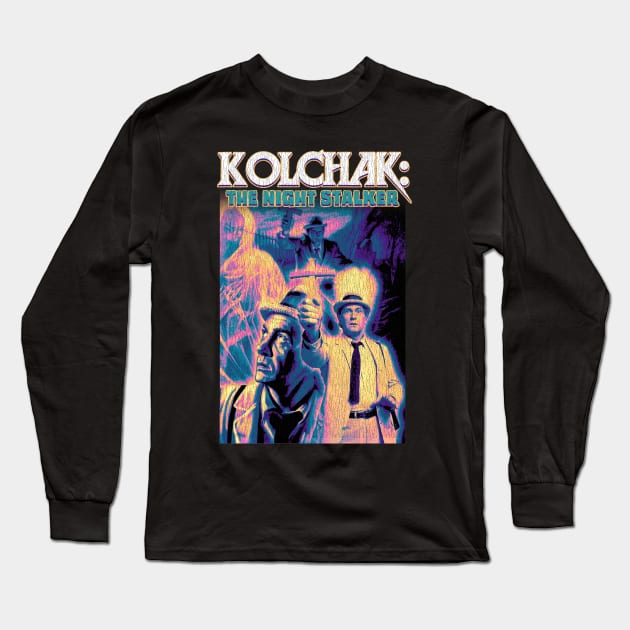 Vintage Kolchak: The Night Stalker Long Sleeve T-Shirt by Suka Gitarsar